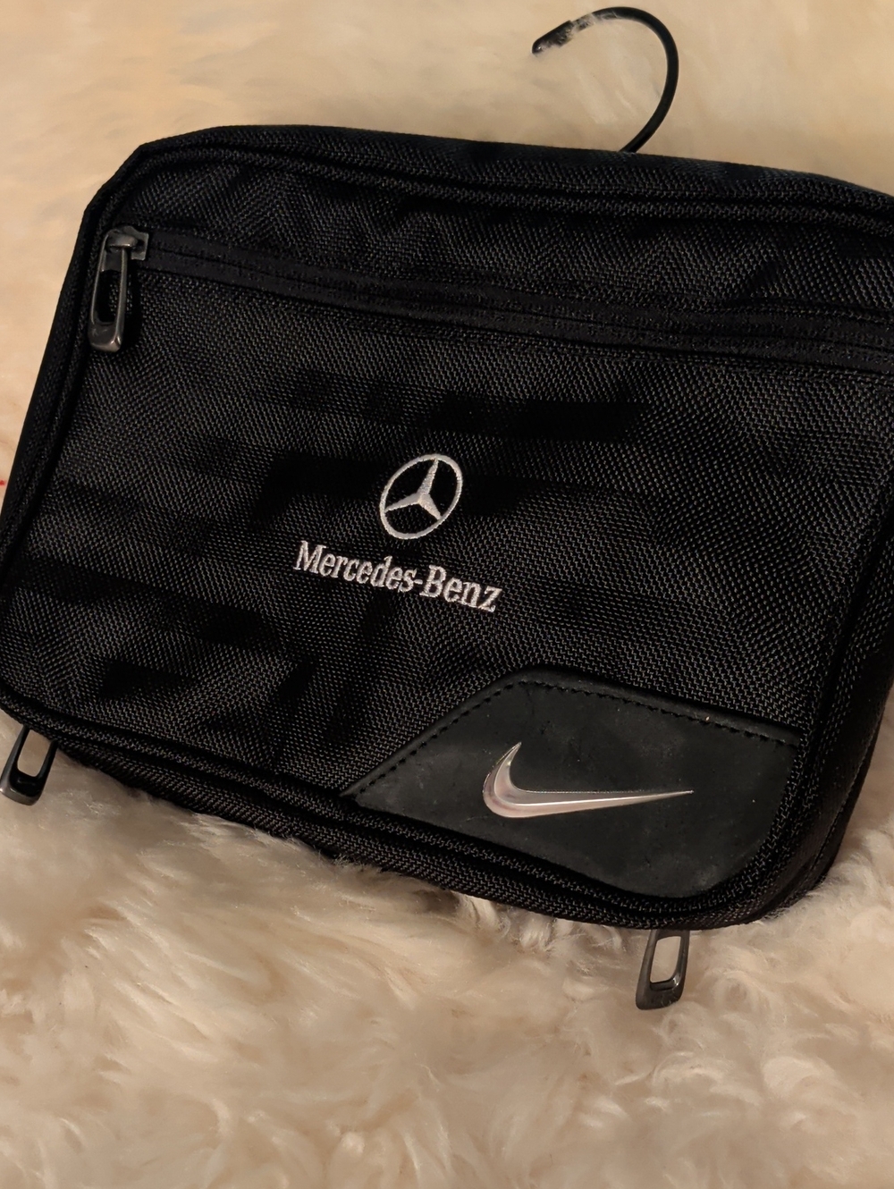 Mercedes/Nike Black Travel Toiletry Bag